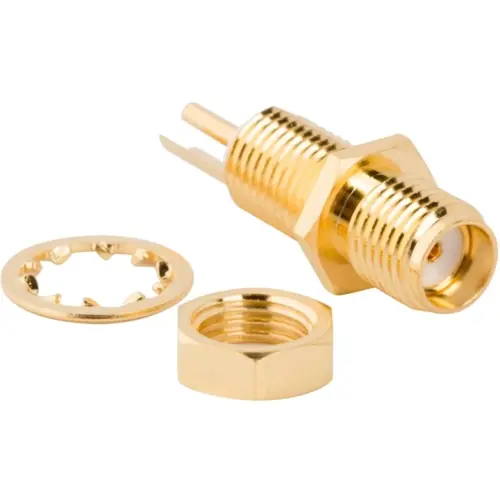 Kostenfreie Lieferung SMA Einbaubuchse 50 Ω, Lötanschluss, gerade, 132270