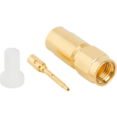 SMA Stecker 50 Ω, RG-401, Lötanschluss, gerade, 132296 Preisreduziert
