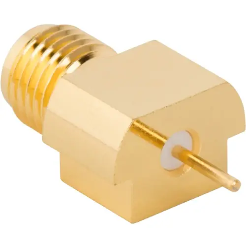 Highlight SMA Einbaubuchse 50 Ω, Lötanschluss, gerade, 132372-11