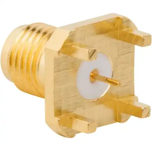 SMA Einbaubuchse 50 Ω, Lötanschluss, gerade, 132401 Sonderaktion