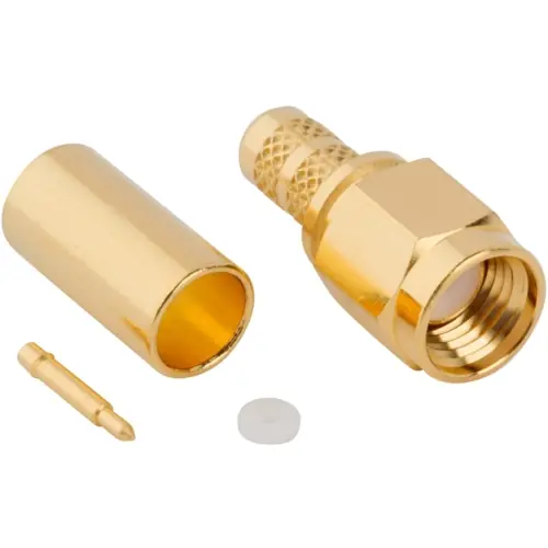 Letzte Chance SMA Stecker 50 Ω, LMR-195, Lötanschluss, gerade, 132443