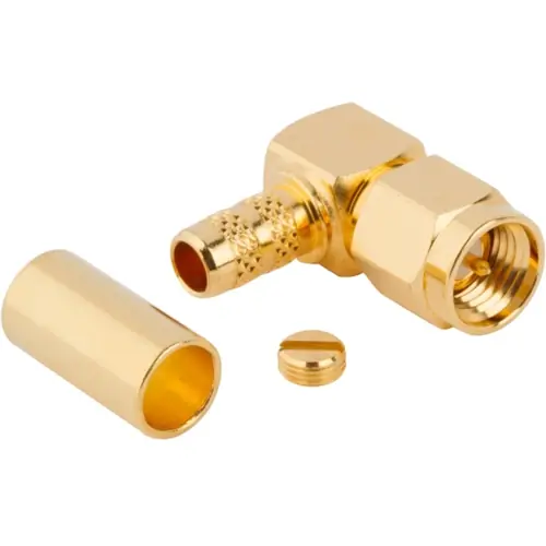 SMA Stecker 50 Ω, LMR-195, Lötanschluss, abgewinkelt, 132444 Jetzt Kaufen