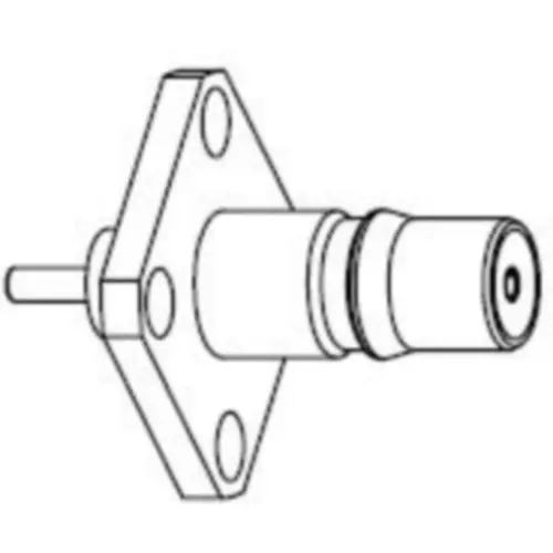 QMA Flanschbuchse 50 Ω, Lötanschluss, gerade, 134103 Expressversand