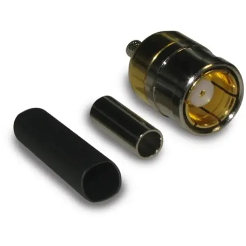Highlight SMB Stecker 75 Ω, RG-161, RG-179, RG-187, Belden 9221, Lötanschluss, gerade, 142101
