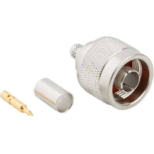 Sofort Bestellen N Stecker 50 Ω, RG-59, RG-62, Belden 8221, Belden 9228, Crimpanschluss, gerade, 172101