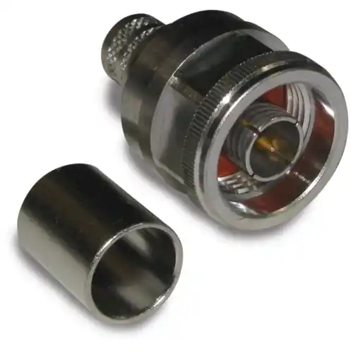 Neue Kollektion N Stecker 50 Ω, LMR-400, Belden 8214, Belden 9913, Crimpanschluss, gerade, 172102H243-11