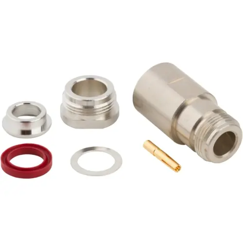 N Kupplung 50 Ω, RG-8, RG-213, RG-225, Belden 7733A, Belden 8268, Crimpanschluss, gerade, 172116 Bestseller