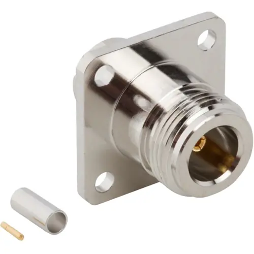 N Flanschbuchse 50 Ω, RG-174, RG-188, RG-316, LMR-100A, Belden 7805A, RG-174LL, Crimpanschluss, gerade, 172173 Direkt Vom Hersteller