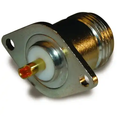 N Flanschbuchse 50 Ω, Lötanschluss, gerade, 172323 Preisknaller