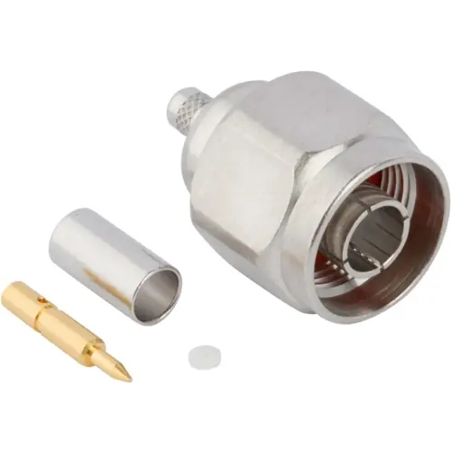 Kostenloser Versand N Stecker 50 Ω, LMR-195, Crimpanschluss, gerade, 172381