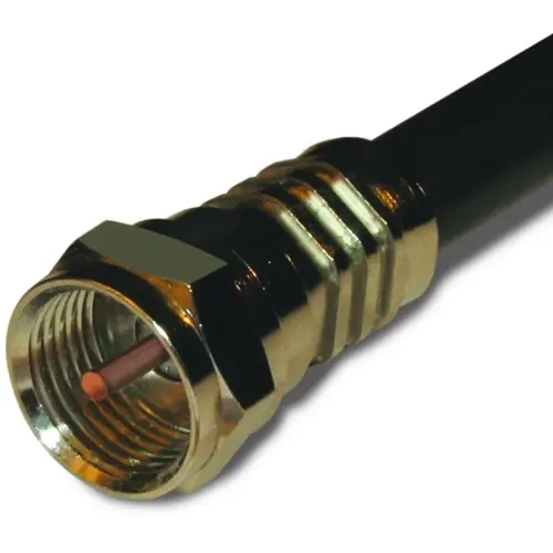 Nur Für Kurze Zeit F Stecker 75 Ω, RG-59, RG-62, Belden 8221, Belden 9228, gerade, 222117