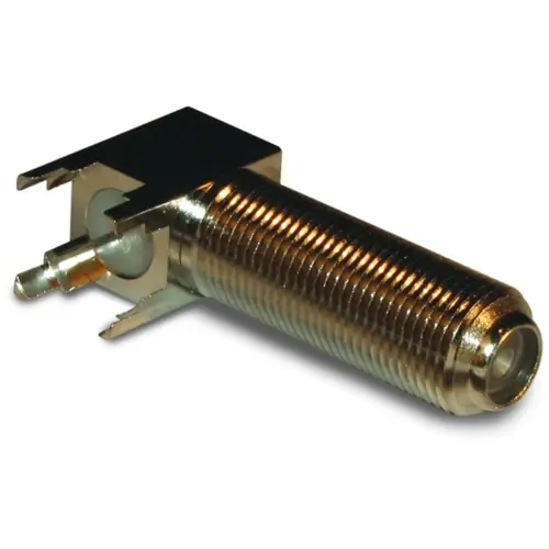 F Einbaubuchse 75 Ω, Lötanschluss, abgewinkelt, 222128-10 Beliebt