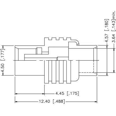Finale Aktion MCX Kupplung 50 Ω, RG-402, Belden 1673A, Lötanschluss, gerade, 252184