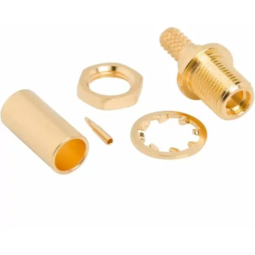 Expressversand MMCX Einbaubuchse 50 Ω, RG-316, Lötanschluss, gerade, 262122