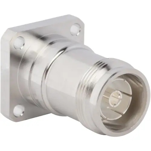 4.3/10 Flanschbuchse 50 Ω, Lötanschluss, gerade, 431-116J-52S Finale Aktion