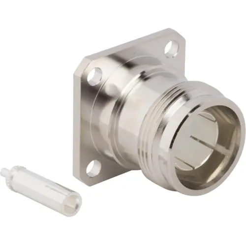 Schneller Versand 4.3/10 Flanschbuchse 50 Ω, 0.085 Semi-Rigid, 0.086 Semi-Rigid, Lötanschluss, gerade, 431-119J-52S