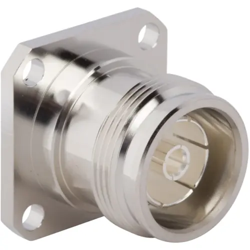 Finale Aktion 4.3/10 Flanschbuchse 50 Ω, Lötanschluss, gerade, 431-129J-52S