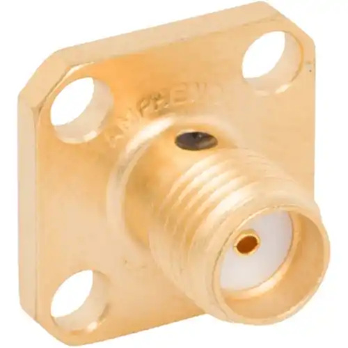 SMA Flanschbuchse 50 Ω, Lötanschluss, gerade, 901-9215 Expressversand