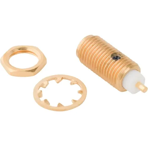 Abverkauf SMA Flanschbuchse 50 Ω, Lötanschluss, gerade, 901-9220