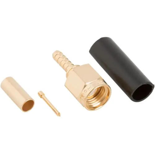 SMA Stecker 50 Ω, RG-174, RG-188, RG-316, LMR-100A, Belden 7805A, RG-174LL, Crimpanschluss, gerade, 901-9511-3 Kostenloser Versand