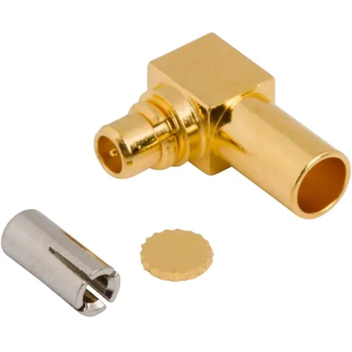 MMCX Stecker 50 Ω, Lötanschluss, abgewinkelt, 908-43001 Wochenendangebot