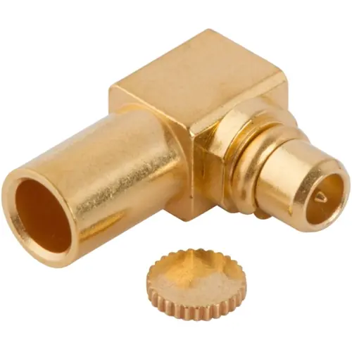 Sichere Zahlung MMCX Stecker 50 Ω, 0.085 Semi-Rigid, 0.086 Semi-Rigid, Lötanschluss, abgewinkelt, 908-43400