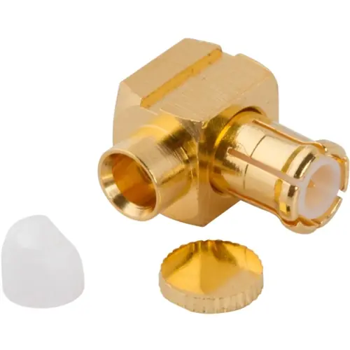 Highlight MCX Stecker 50 Ω, 0.085 Semi-Rigid, 0.086 Semi-Rigid, Lötanschluss, abgewinkelt, 919-102P-51AX