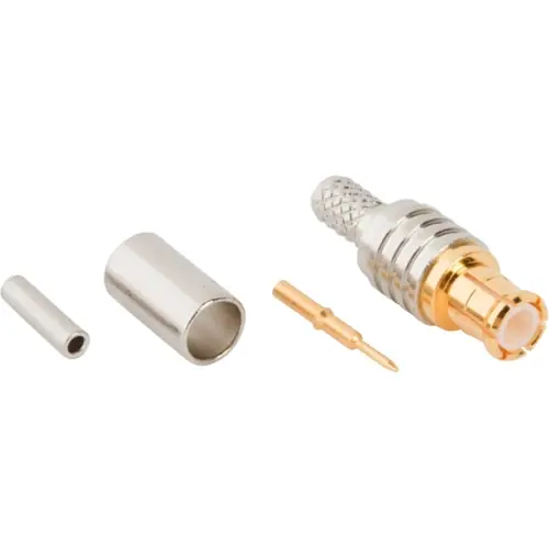 MCX Stecker 50 Ω, RG-178, RG-196, Belden 83265, Crimpanschluss, gerade, 919-388P-51S Letzte Chance