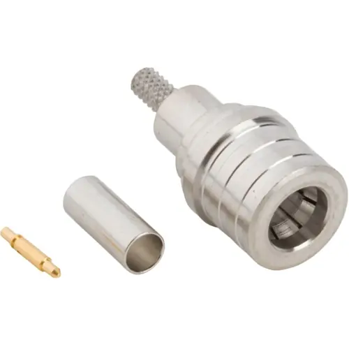 Must-Have QMA Stecker 50 Ω, RG-316, Crimpanschluss, gerade, 930-129P-51S