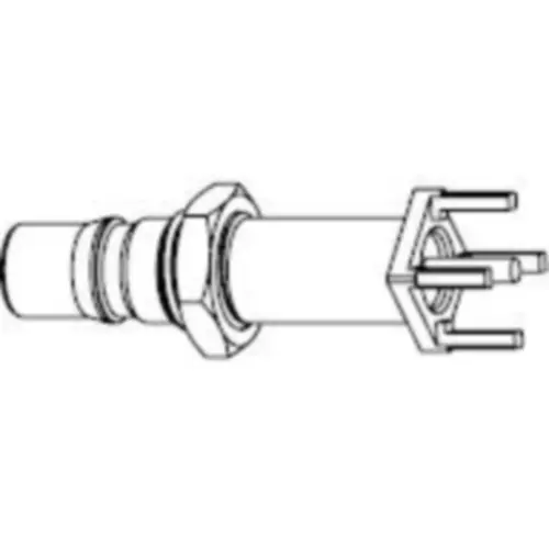 QMA Einbaubuchse 50 Ω, Lötanschluss, gerade, 930-163J-51P Neue Ware