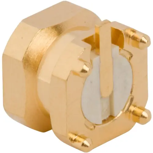 Neuheit PSMP Einbaubuchse 50 Ω, Lötanschluss, gerade, PSMP-MSLD-PCT1R