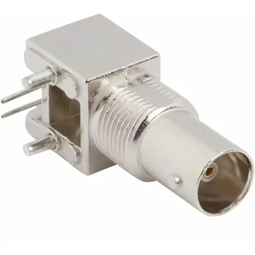 BNC Einbaubuchse 75 Ω, Lötanschluss, abgewinkelt, 112494 Markenware