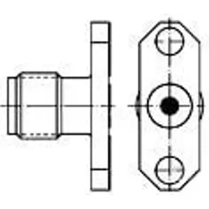 OS 2.9 Flanschbuchse 50 Ω, Lötanschluss, gerade, 1060031-1 Finale Aktion