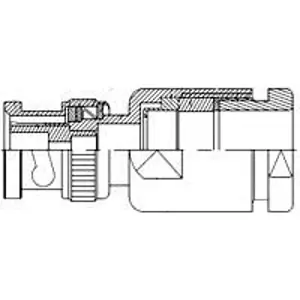 Sichere Zahlung BNC Einbaubuchse 50 Ω, KX-4, PSF-1/4M, RG-213, RG-8A, URM-67, Klemme, gerade, 1-1478136-0