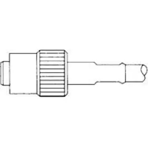 Versand Am Gleichen Tag Mini-Gewinde Stecker 50 Ω, RG-180, RG-180A, RG-195, Crimpanschluss, gerade, 1-330723-0