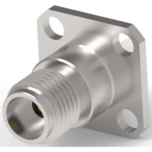 Neue Kollektion Flanschbuchse 50 Ω, Lötanschluss, gerade, 2081935-1