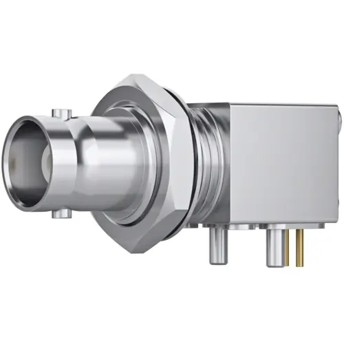BNC Einbaubuchse 50 Ω, abgewinkelt, 100046011 Neue Ware