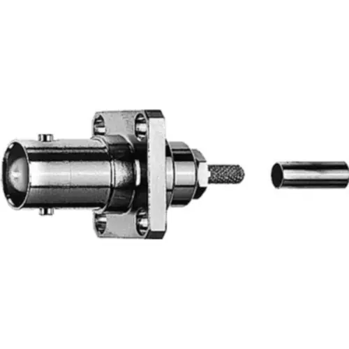 Aktuell BNC Flanschbuchse 50 Ω, RG-188A/U, RG-174/U, KX-3B, RG-316/U, KX-22A, gerade, 100023422
