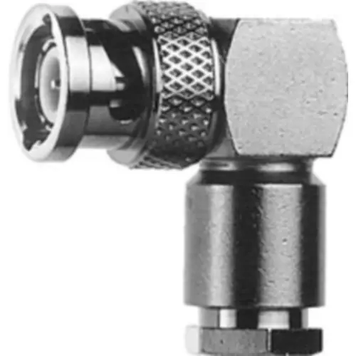 Kostenloser Rückversand BNC Stecker 75 Ω, RG-59B/U, abgewinkelt, 100023447
