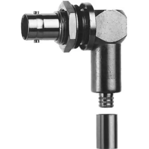 Neuheit BNC Einbaubuchse 75 Ω, RG-59B/U, Crimp/Crimp, abgewinkelt, 100023566