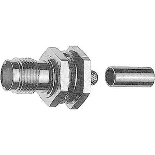 TNC Einbaubuchse 75 Ω, RG-59B/U, Löt-/Crimpanschluss, gerade, 100023823 Versand Am Gleichen Tag