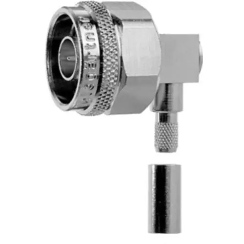 N Stecker 50 Ω, RD-316, Löt-/Crimpanschluss, abgewinkelt, 100023896 Kracherpreis