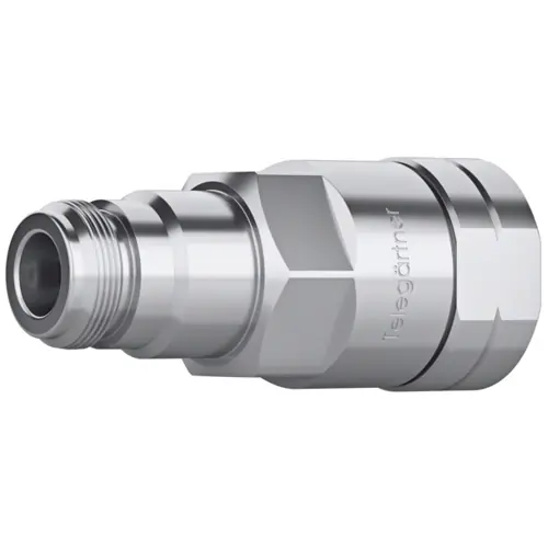 N Kupplung 50 Ω, 1/2'', Klemme/Klemme, gerade, 100024057 Kostenloser Rückversand