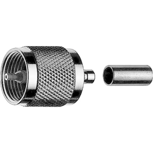 Ausverkauf UHF Stecker 50 Ω, 2.7/7.25, Crimp/Crimp, gerade, 100024327