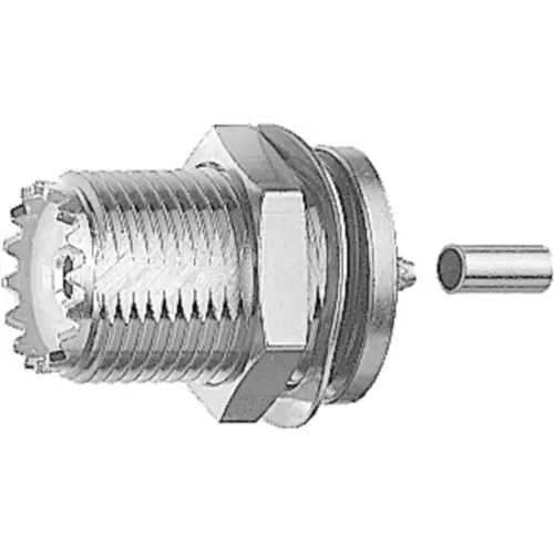 UHF Einbaubuchse 50 Ω, RG-188A/U, RG-174/U, KX-3B, RG-316/U, KX-22A, Crimp/Crimp, gerade, 100024342 Online Kaufen