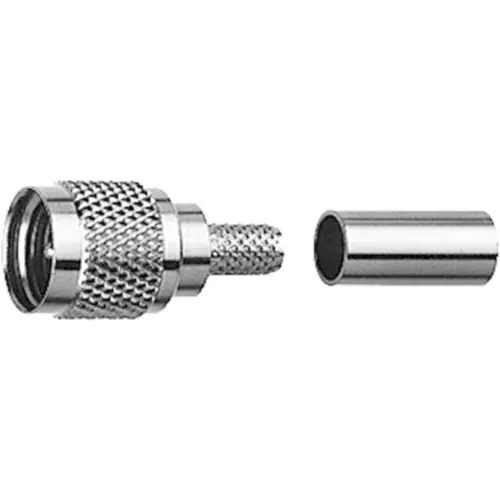 Nur Heute Mini-UHF Stecker 50 Ω, RG-188A/U, RG-174/U, KX-3B, RG-316/U, KX-22A, Crimp/Crimp, gerade, 100024358