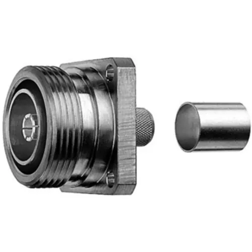 Knallerangebot 7/16 Flanschbuchse 50 Ω, RG-223/U, Crimp/Crimp, gerade, 100024455