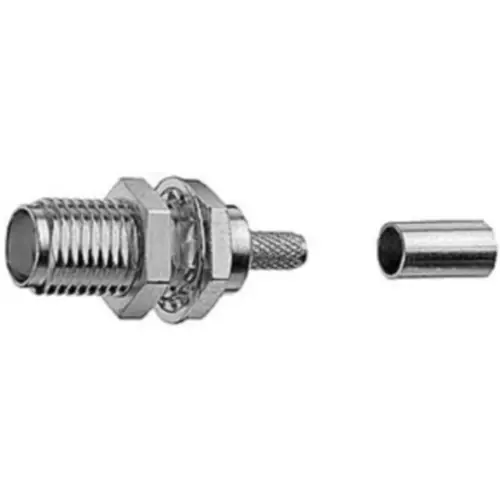 SMA Einbaubuchse 50 Ω, RG-188A/U, RG-174/U, KX-3B, RG-316/U, KX-22A, Löt-/Crimpanschluss, gerade, 100024706 Schneller Versand
