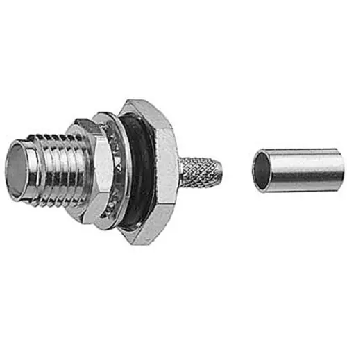 Letzte Chance R-SMA Einbaubuchse 50 Ω, 1.5/3.8, Crimp/Crimp, gerade, 100024773
