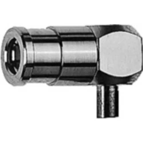 SMB Kupplung 50 Ω, RG-405, Belden 1671A, Löt/Löt, abgewinkelt, 100024890 Sonderaktion